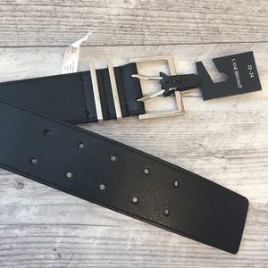 Lane Bryant Black Belt with Elastic New Sz 22 - 24